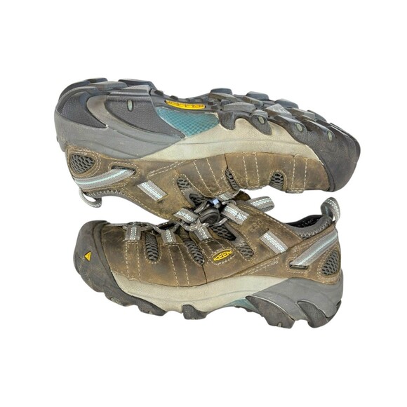 KEEN Women’s Steel Toe Work Shoes Size 6 Leather Slip Resistant Hiking Safety - Picture 7 of 9